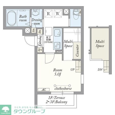 My Style vintage 千間台の物件間取画像